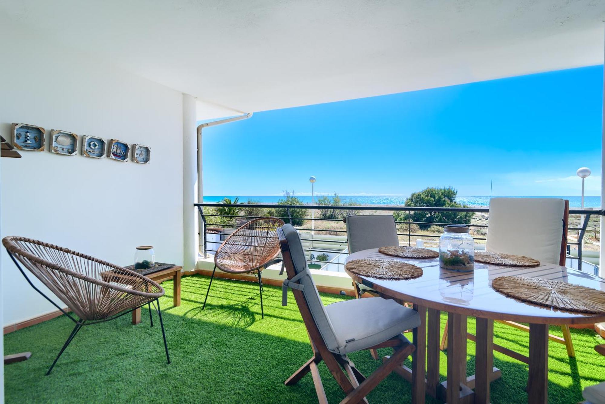 Apartmán Casa Frente Al Mar Con Piscina Privada Sagunto Exteriér fotografie