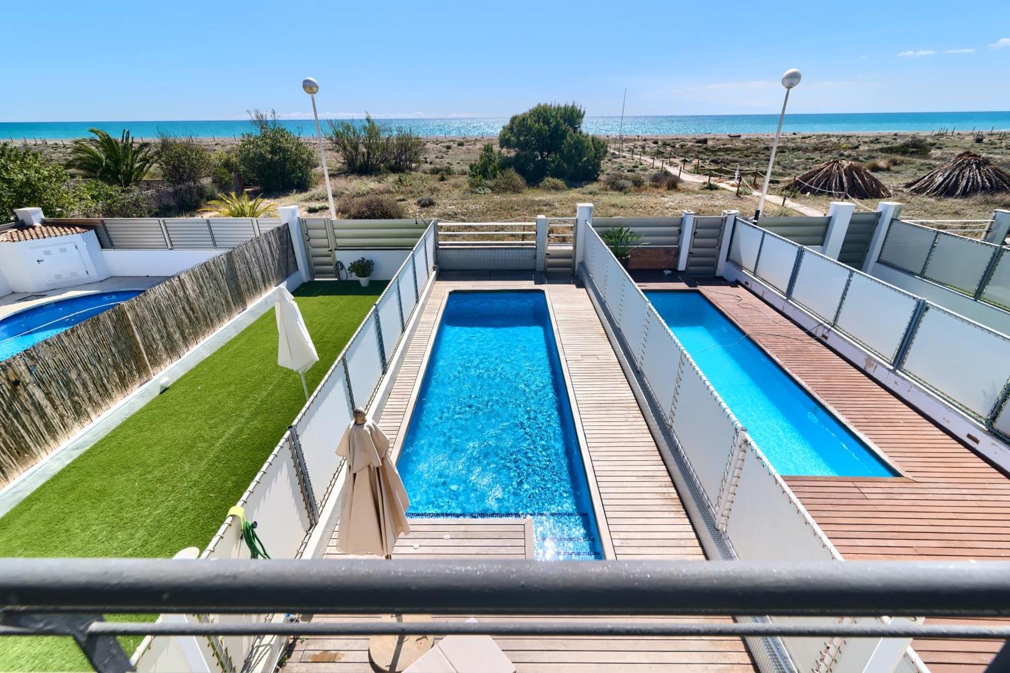 Apartmán Casa Frente Al Mar Con Piscina Privada Sagunto Exteriér fotografie