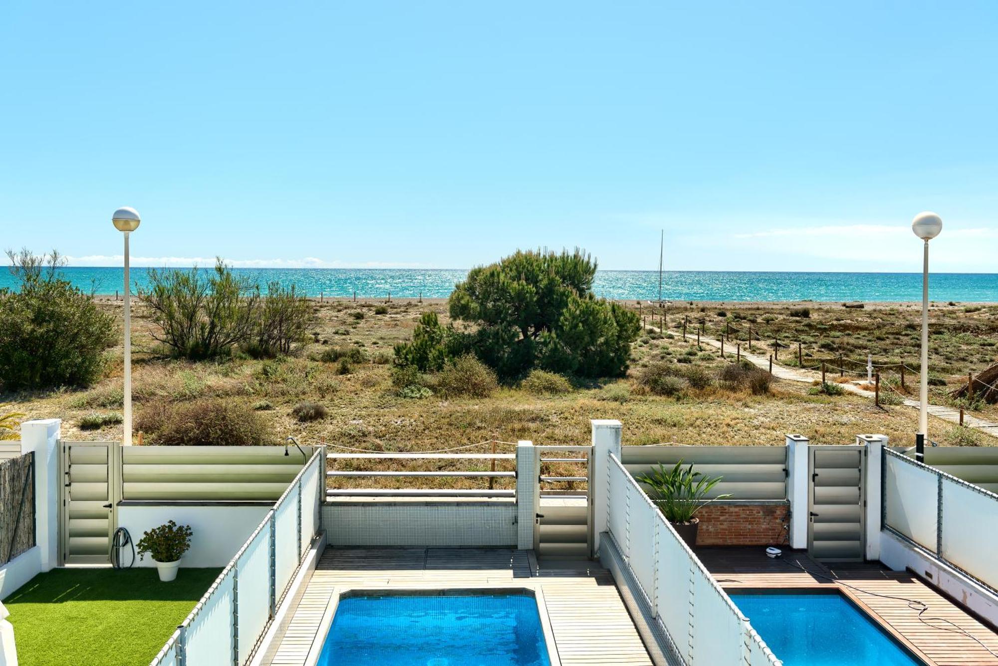 Apartmán Casa Frente Al Mar Con Piscina Privada Sagunto Exteriér fotografie